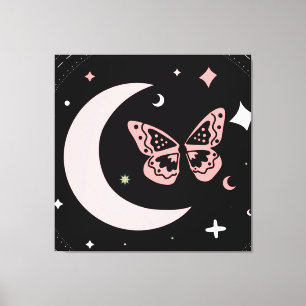 Lunar Dreams & Butterfly Nights Canvastryck