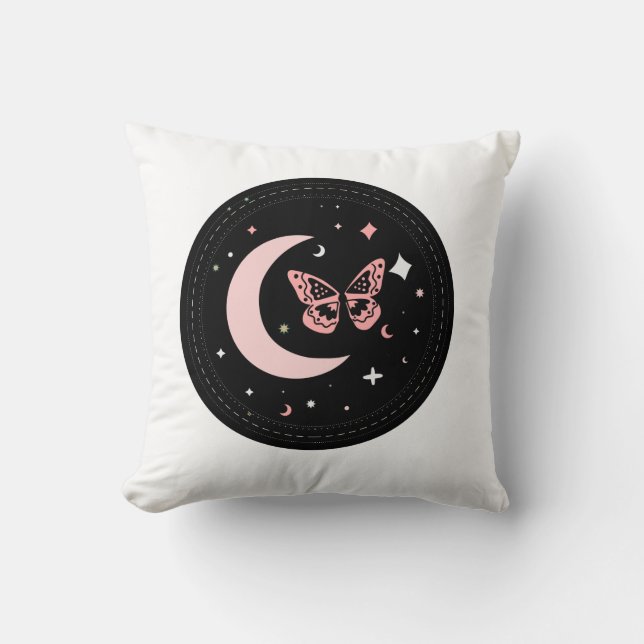 Lunar Dreams & Butterfly Nights Kudde (Framsida)