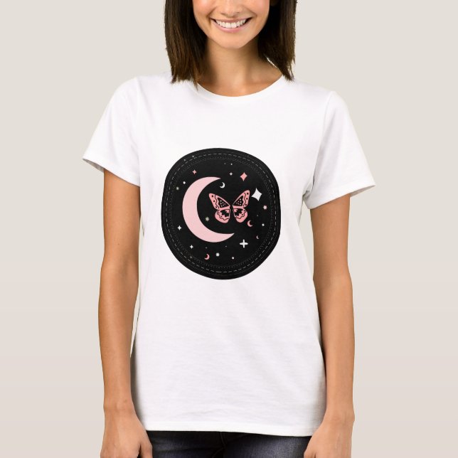Lunar Dreams & Butterfly Nights T Shirt (Framsida)