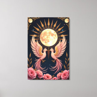 Lunar Dreams: Etheral Cosmic Wall Decor Canvastryck