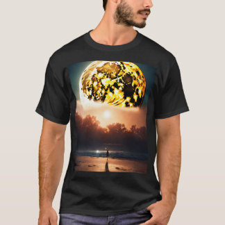 Lunar Dreamscape Moonlit Magic Chasing Moonbeams T Shirt