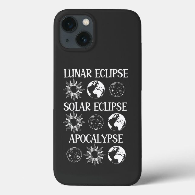 Lunar Eclipse Solar Eclipse Apocalypse Runt utrymm (Baksida)