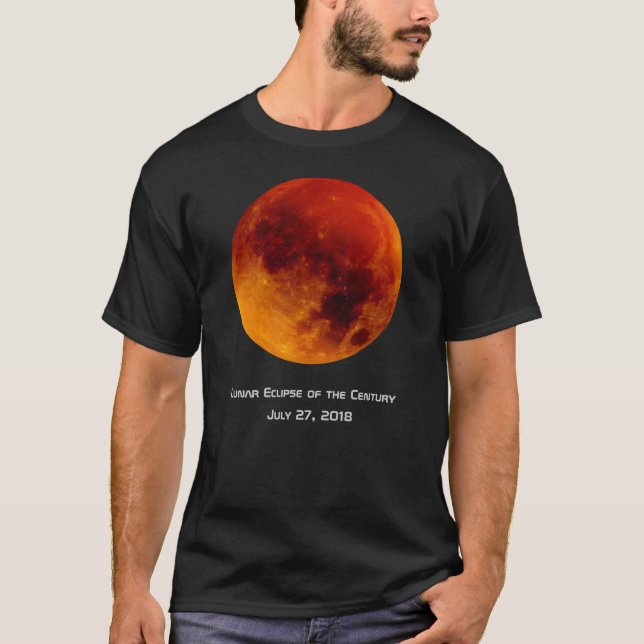 Lunar Eclipse under århundradet T Shirt (Framsida)