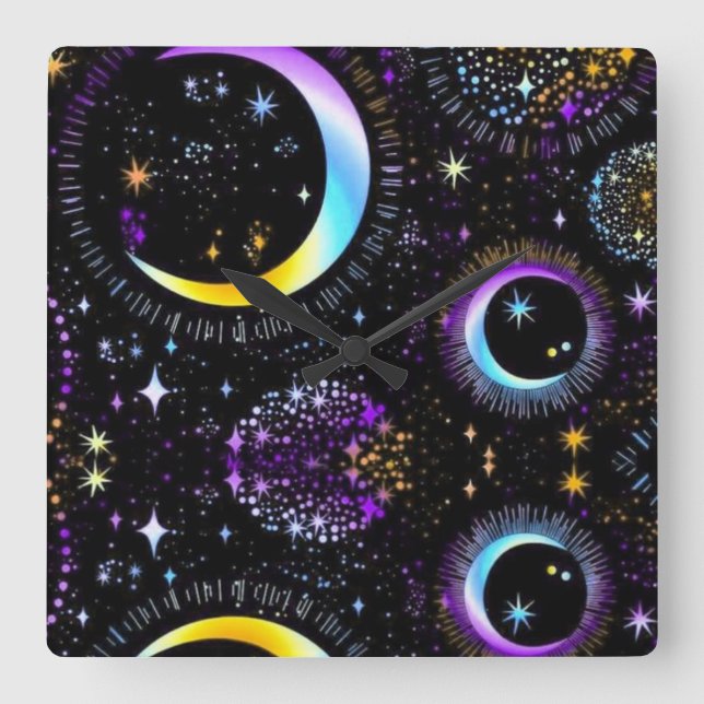 Lunar Fyrkantig Klocka (Framsida)