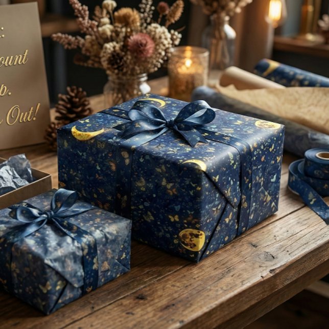 Lunar Glow Celestial Moon  Presentpapper (Skapare uppladdad)