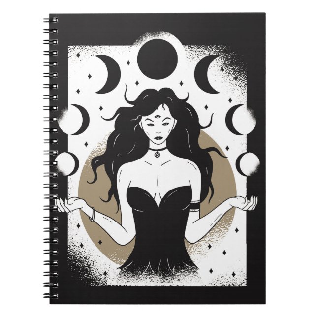 Lunar Goddess Anteckningsbok (Framsidan)