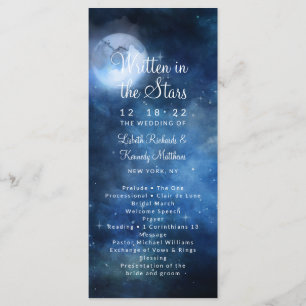 Lunar Himlar Full Moon Celestial Bröllop Ceremony Program