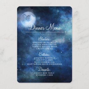 Lunar Himlar Full Moon Celestial Galaxy Stars Midd Meny