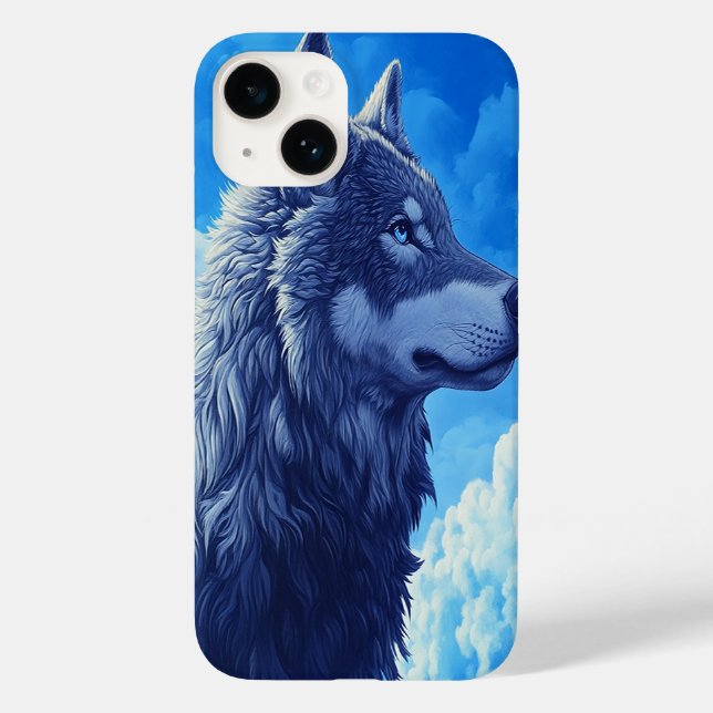 🐺 Lunar Howl iPhone-fodral (Baksida)