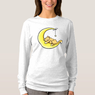 Lunar Kärlek Orange Cat T-Shirt