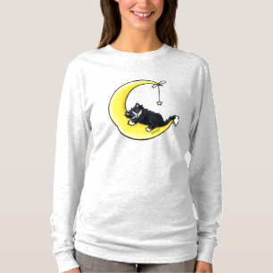 Lunar Kärlek Tuxedo Cat T-Shirt