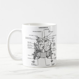 Lunar Landerenhet för NASA Apollo 11 Kaffemugg