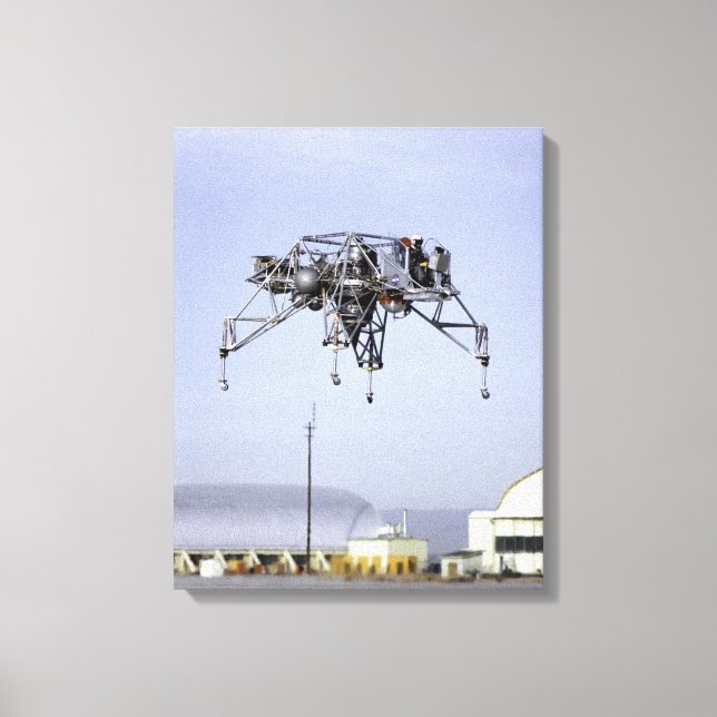 Lunar Landing Research Fordon under flygning Canvastryck (Framsida)