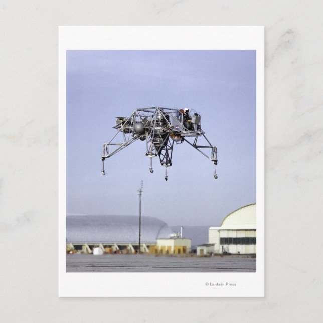 Lunar Landing Research Fordon under flygning Vykort (Framsida)