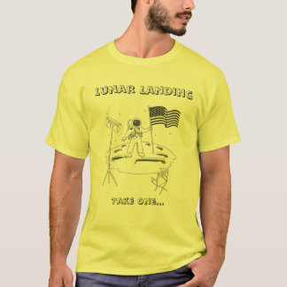 Lunar landning - ta en t-shirt