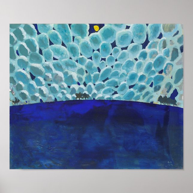 Lunar liggande | Cuno Amiet | Poster (Framsidan)