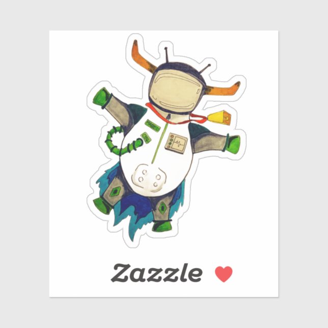 Lunar Longhorn Klistermärken (Ark)