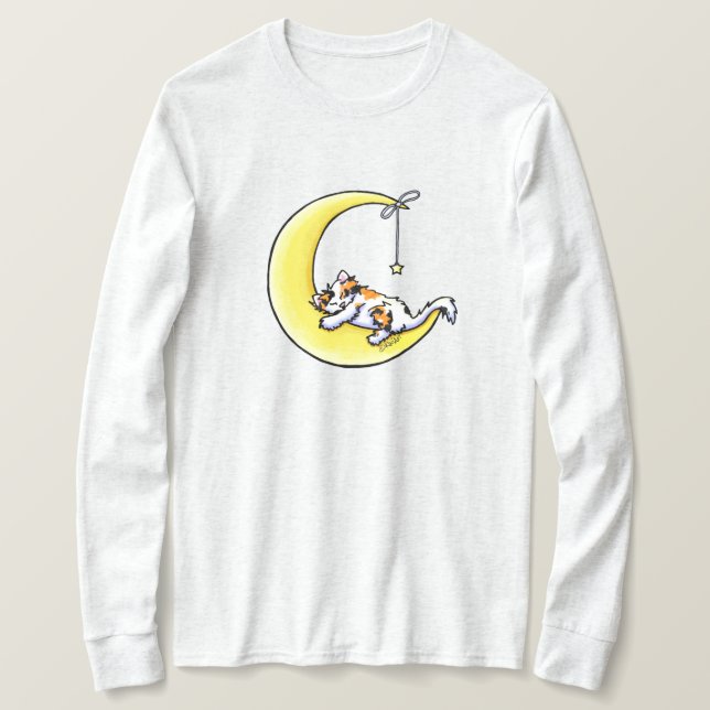 Lunar Love Calico Katt T-Shirt (Design framsida)