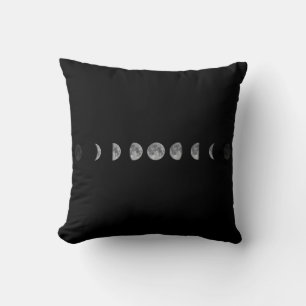 Lunar Måne Phases Celestial Kudde
