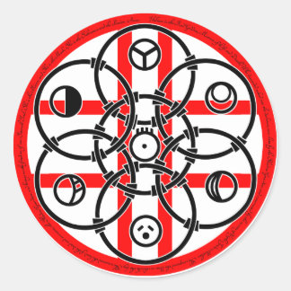 Lunar Marker Runt Klistermärke