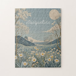 Lunar Meadow Personlig Pussel