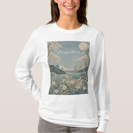 Lunar Meadow Personlig T Shirt