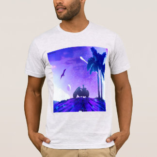 - Lunar Mirage – Palestinian Digital Art T‑Shirt T Shirt