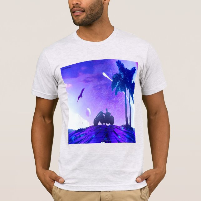 - Lunar Mirage – Palestinian Digital Art T‑Shirt T Shirt (Framsida)