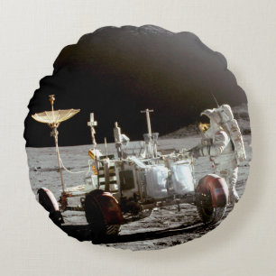 Lunar Module Pilot James Irwin Dekorativ kudde