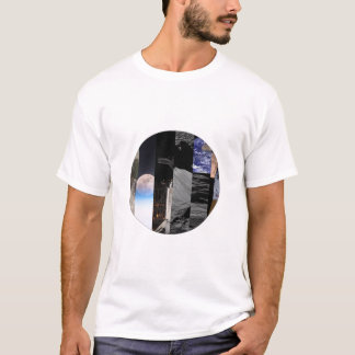 Lunar Mosaic - Mån Collage T-Shirt