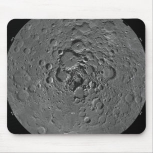 Lunar mosaik av den norr polara regionen av Met Musmatta