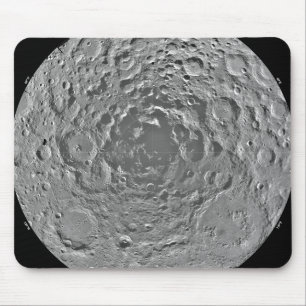 Lunar mosaik av den södra polara regionen av Met Musmatta