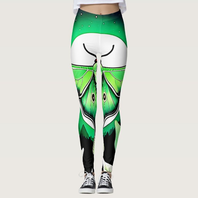 Lunar Moth Night Leggings (Framsida)