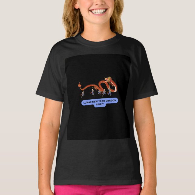 Lunar New Year, Dragon Spirit T Shirt (Framsida)