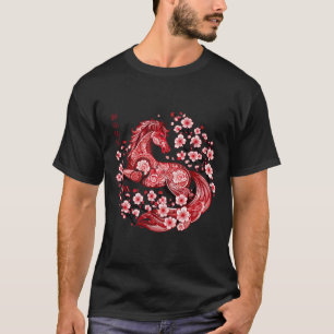 Lunar New Year Gott kinesiskt nyår - Året för häst T Shirt