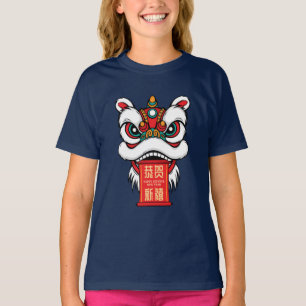 Lunar New Year Lejon Dandyskjorta T Shirt