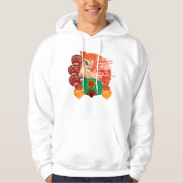 Lunar New Year Lejon Dans & Lucky Lanterns Festiva Hoodie
