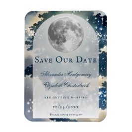 Lunar Night Himmel Spara datum Magnet