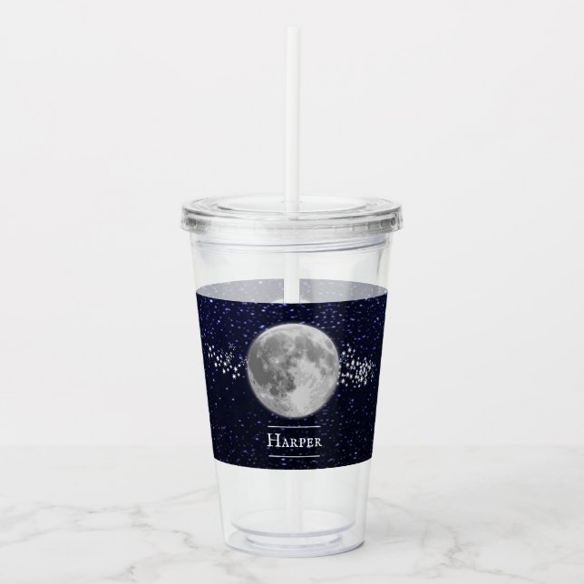 Lunar Personlig Akryltumlare Take Away Mugg (Framsida)