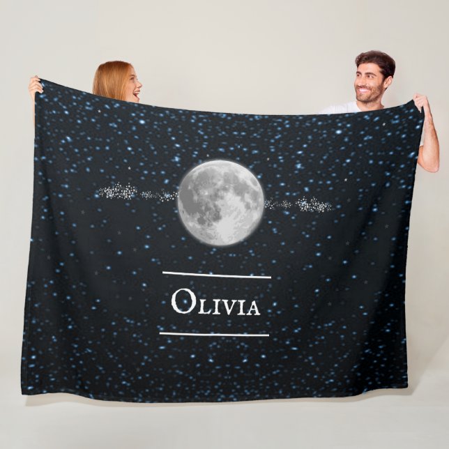 Lunar Personlig Fleece Blanket (På plats)