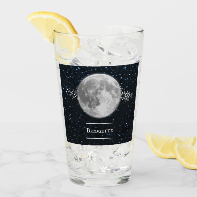 Lunar Personlig Glass Kopp (Framsida Ice)