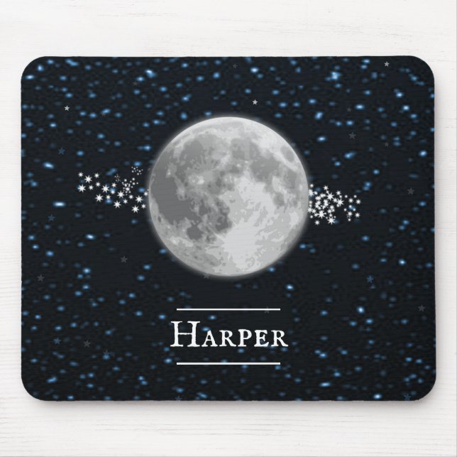 Lunar-Personligens musknapp Musmatta (Framsidan)