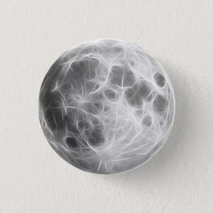 Lunar planetjordklot för fullmåne knapp