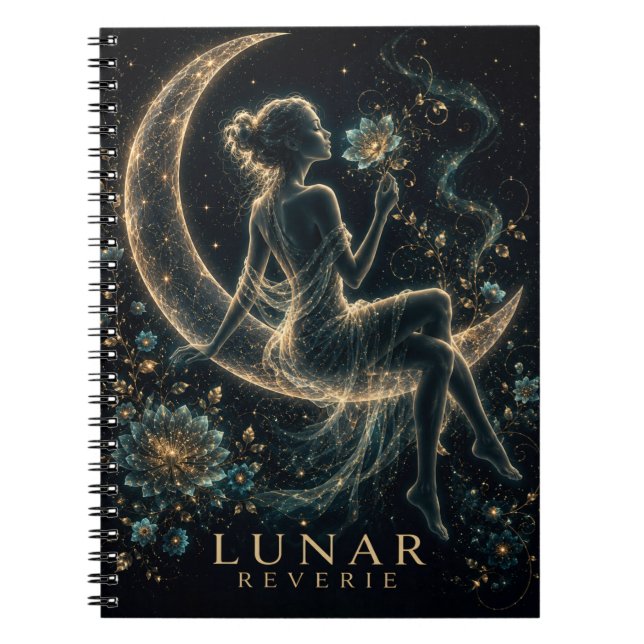 Lunar Reverie Premium anteckningsbok  (Framsidan)