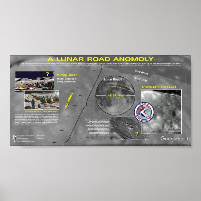 Lunar Road Anomoly Poster (Framsidan)