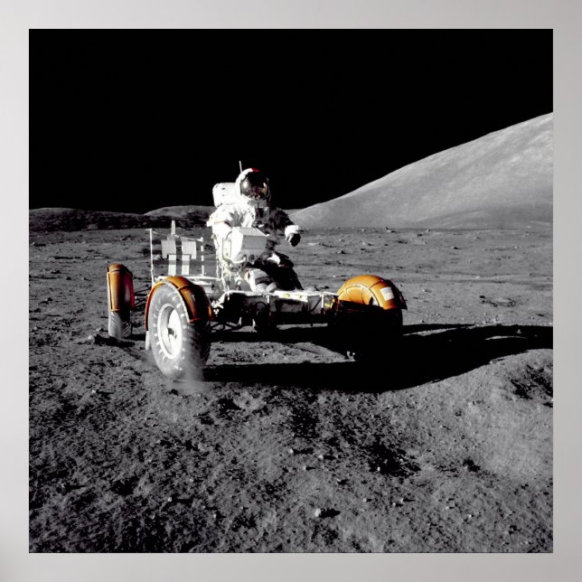 Lunar Rover, Apollo 17 Poster (Framsidan)