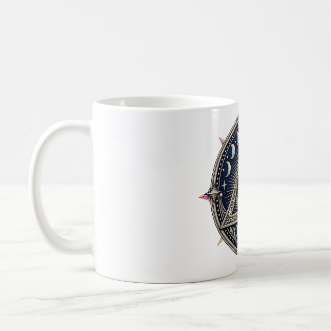 Lunar Silver Eye Kaffe Mugg (Vänster)