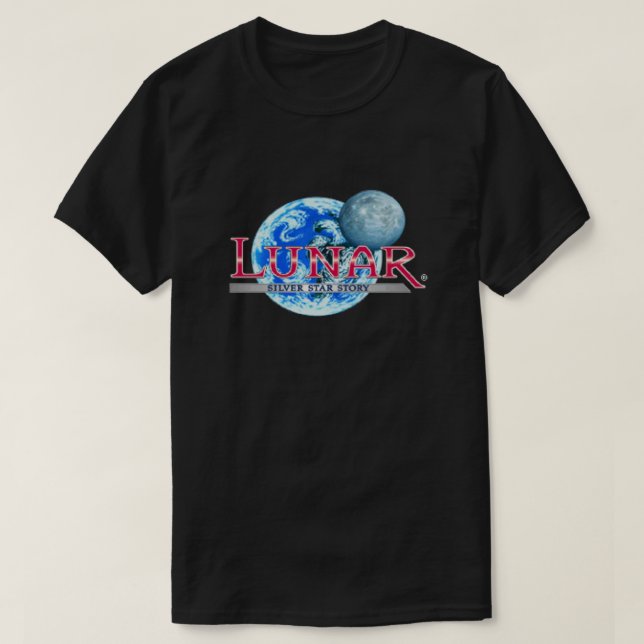 Lunar Silver Star Classic T Shirt (Design framsida)
