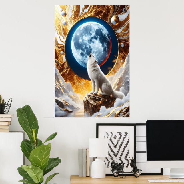Lunar Symphony: A Wolfs Sergranat Poster (Hemmakontoret)