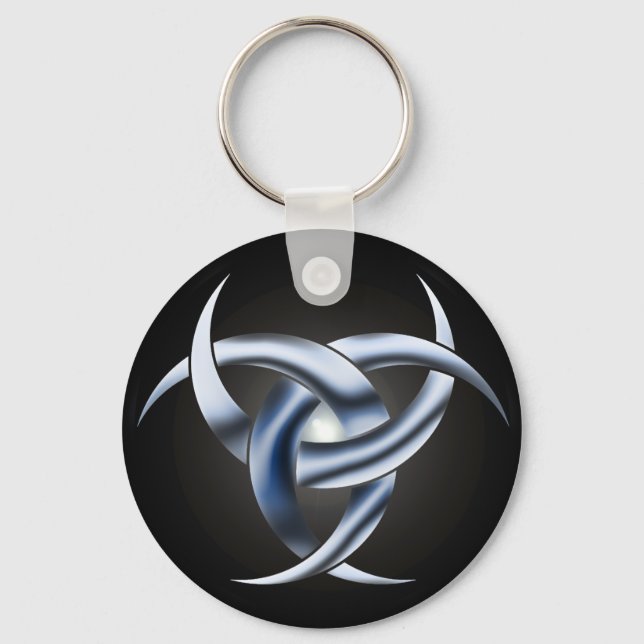 Lunar Triple Goddess Keychain Nyckelring (Framsida)